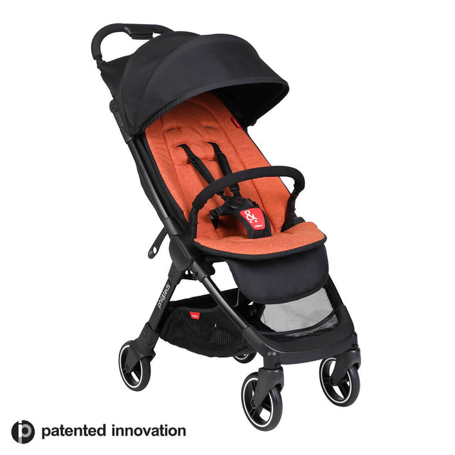go™ 2020+ compact umbrella stroller with rust coloured liner