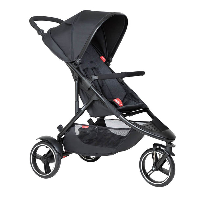 phil&teds dot inline buggy in black colour