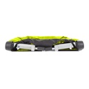 mountain buggy pod portable high chair in lime green colour folds compactly_lime