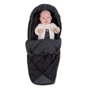 phil&teds snuggle & snooze sleeping bag top rolled down with baby in blue top view