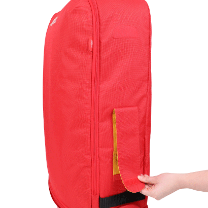 phil&teds travel bag gate checked tag 3/4 view