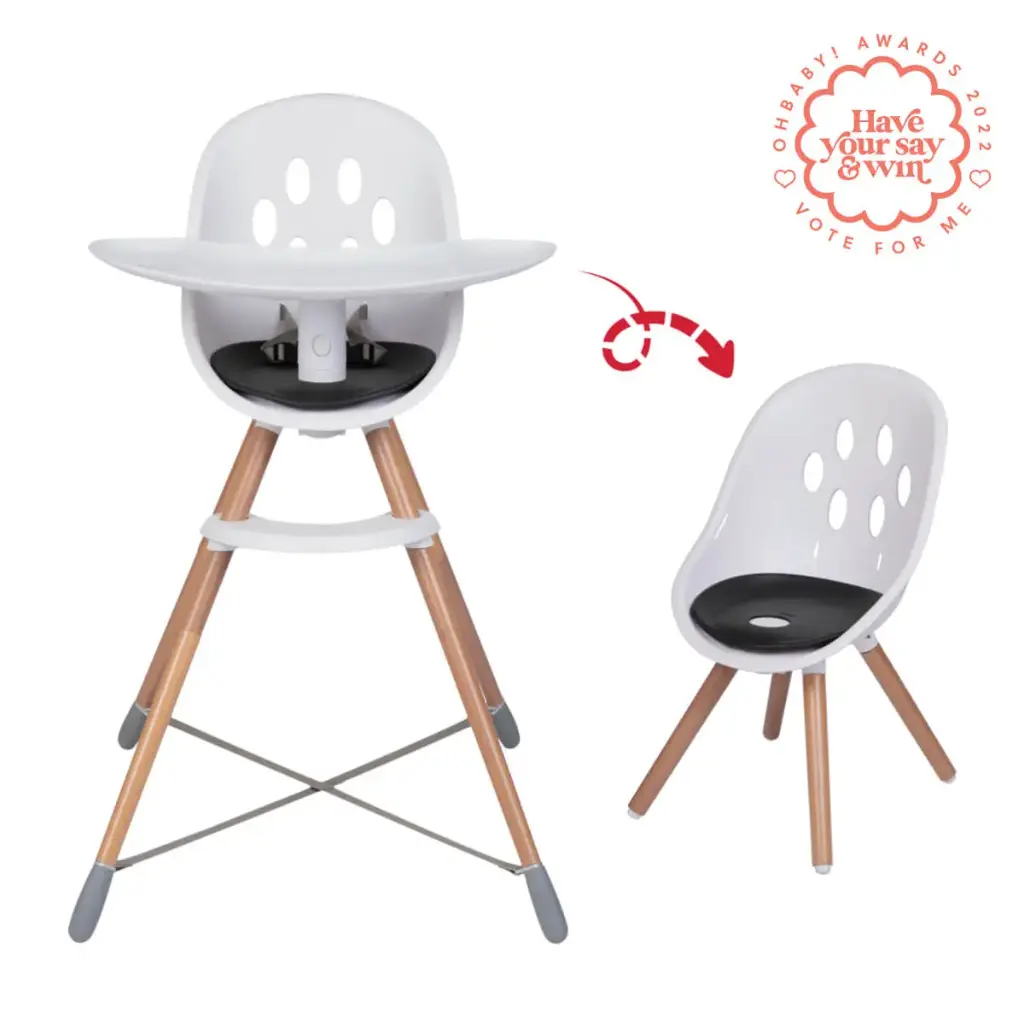 poppy™ highchair in stylish modern wood | phil&teds®